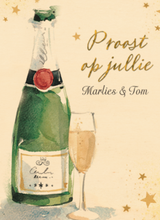 huwelijksjubileum proost op jullie