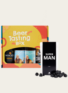 Giftset Super Man Met Beer Tasting Box