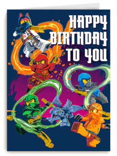 Lego Ninjago Happy Birthday