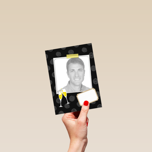 fotokaart uitnodiging simpel