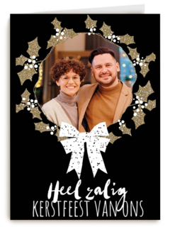 heel zalig kerstfeest met deze fotokaart