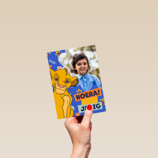 Simba Jarig fotokaart