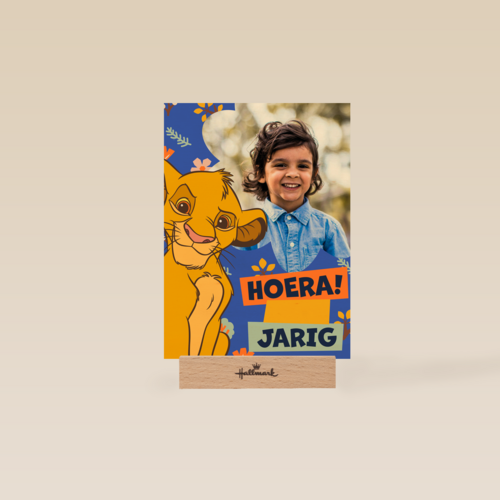 Simba Jarig fotokaart