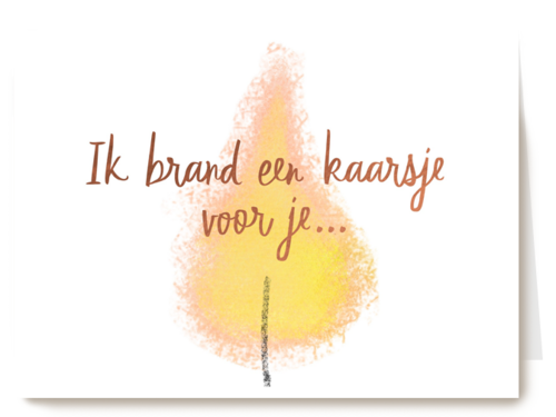 ik brand een kaarsje voor je
