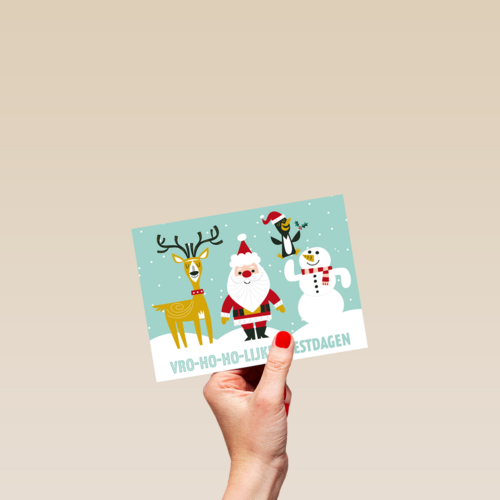 de kerstman en zijn vrienden