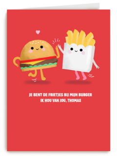 Frietjes bij mijn burger