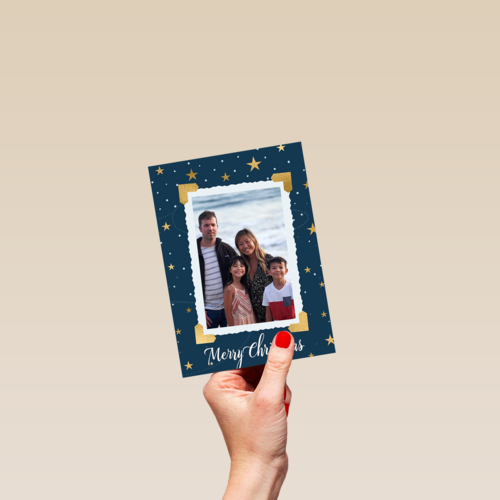 kerstkaart fotokaart hoekjes