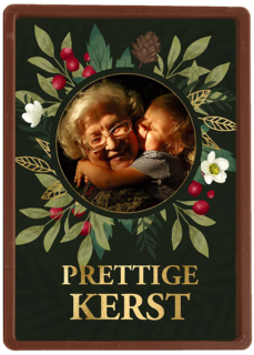 Kerst fotokaart prettige kerst