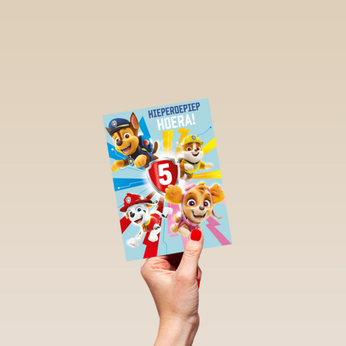 Paw Patrol hieperdepiep hoera