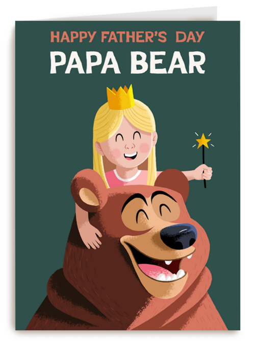 Happy fathers day papa bear