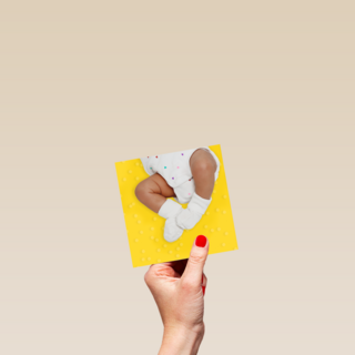 Baby beentjes met sokjes