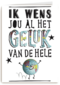 veel geluk wens