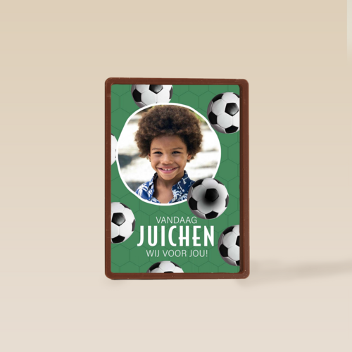Fotokaart voetbal verjaardag