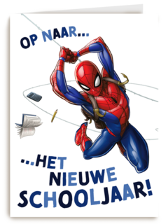 Op naar het nieuwe schooljaar met Spiderman