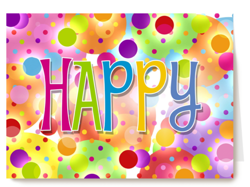 ballonnen en confetti happy