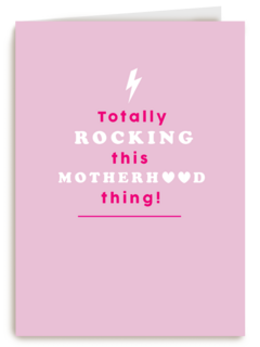 moederdag kaart hip totally rocking this moederhood thing