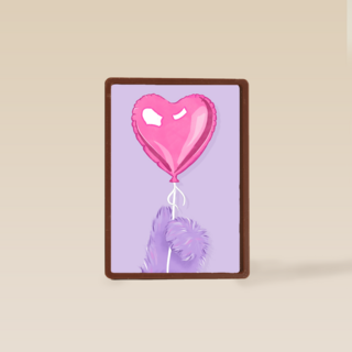 Hart Ballon Fluffy hand