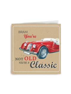 verjaardag man sport en hobby not old but classic