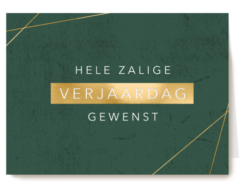Een hele zalige verjaardag gewenst