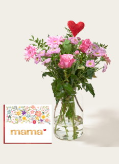 Moederdag Boeket Elizabeth met Merci Mama