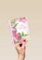 roze rozen met strik