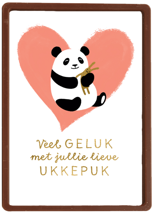 Veel geluk met jullie lieve ukkepuk