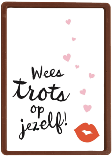 trots met zoen powervrouw