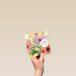 marjolein bastin hartelijk bedankt bloemen bedankt