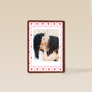 valentijnskaart foto hartjes