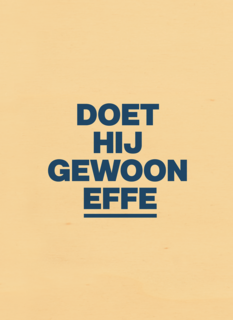 And C Doet hij gewoon effe