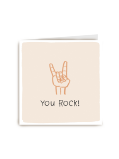 Zomaar kaart You rock
