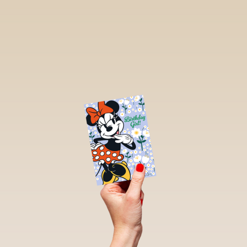 Minnie Mouse Birthday Girl bloem
