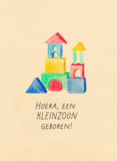 Geboortefelicitatie kleinzoon