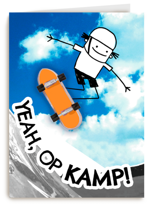 Skater op kamp