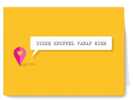 zomaar kaart hip dikke knuffel vanaf hier