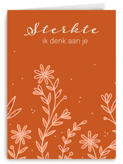 Deelneming kaart sterkte ik denk aan je