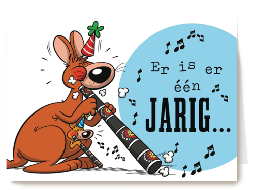 funny mail er is er een jarig hoera hoera