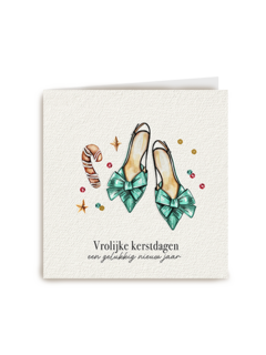 Vrolijke kerstdagen pumps