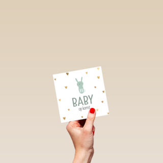 zwangerschap aankondiging baby zoon op komst
