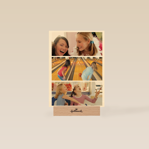 dubbele fotokaart staand drie liggende foto