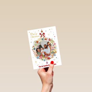 Turnowsky Kerstbal Fotokaart