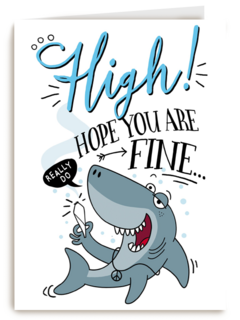 zomaar kaart high hope you are fine