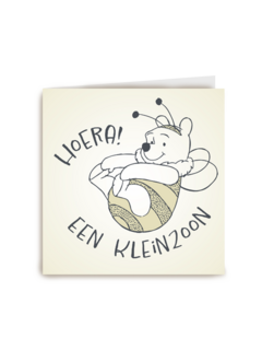 Winnie de Pooh geboortefelicitatie kleinzoon