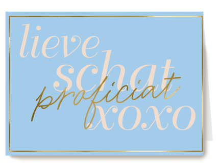 Lieve schat proficiat verjaardagskaart