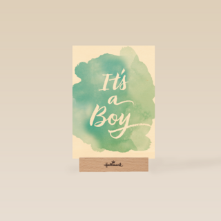 watercolor it is a boy