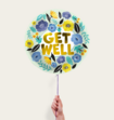 Ballon Beterschap Bloemen Multi