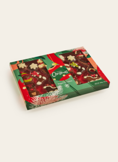 Doosje Chocolade Kerstfiguurtjes XL