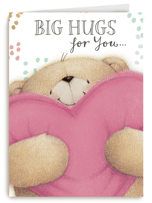 valentijnkaart big hugs for you