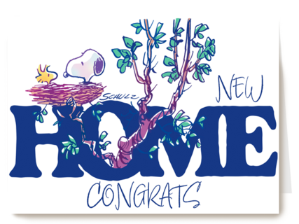 Peanuts New Home Congrats