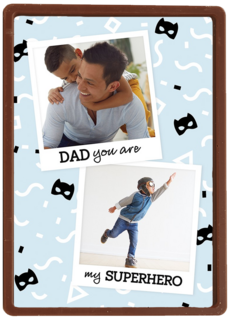 fotokaart dad you are my superhero